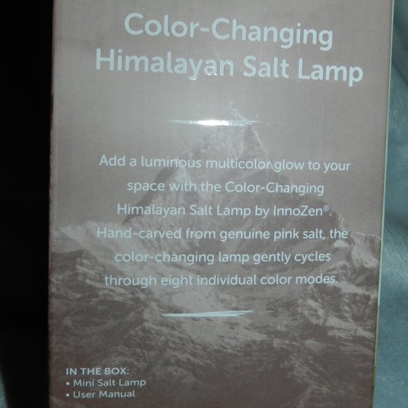 Himalayan Salt Lamp 8 Colors Changing Natural Hand Carved Himalayan Lamp NWT! - Picture 7 of 15